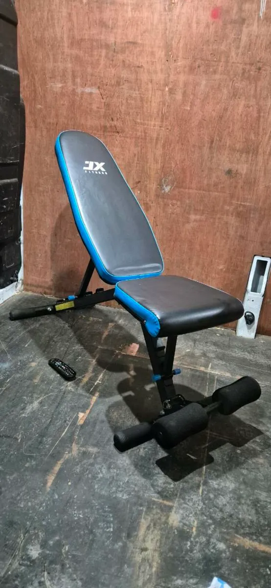 Large fully adjustable dumbbell weight bench - Image 1