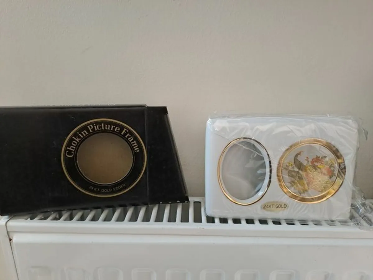Chokin Picture Frame NEW 24 t gold - Image 1