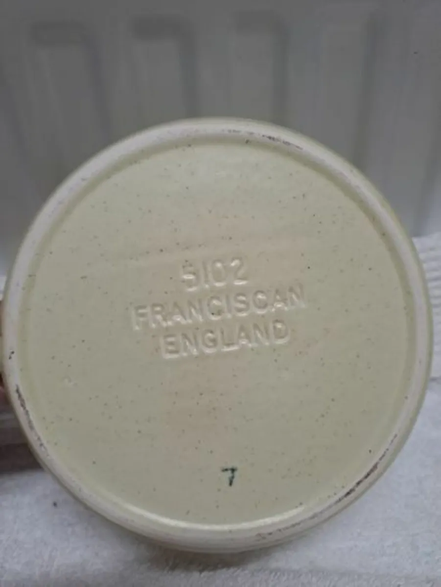 Franciscan earthenware pitcher - Image 3