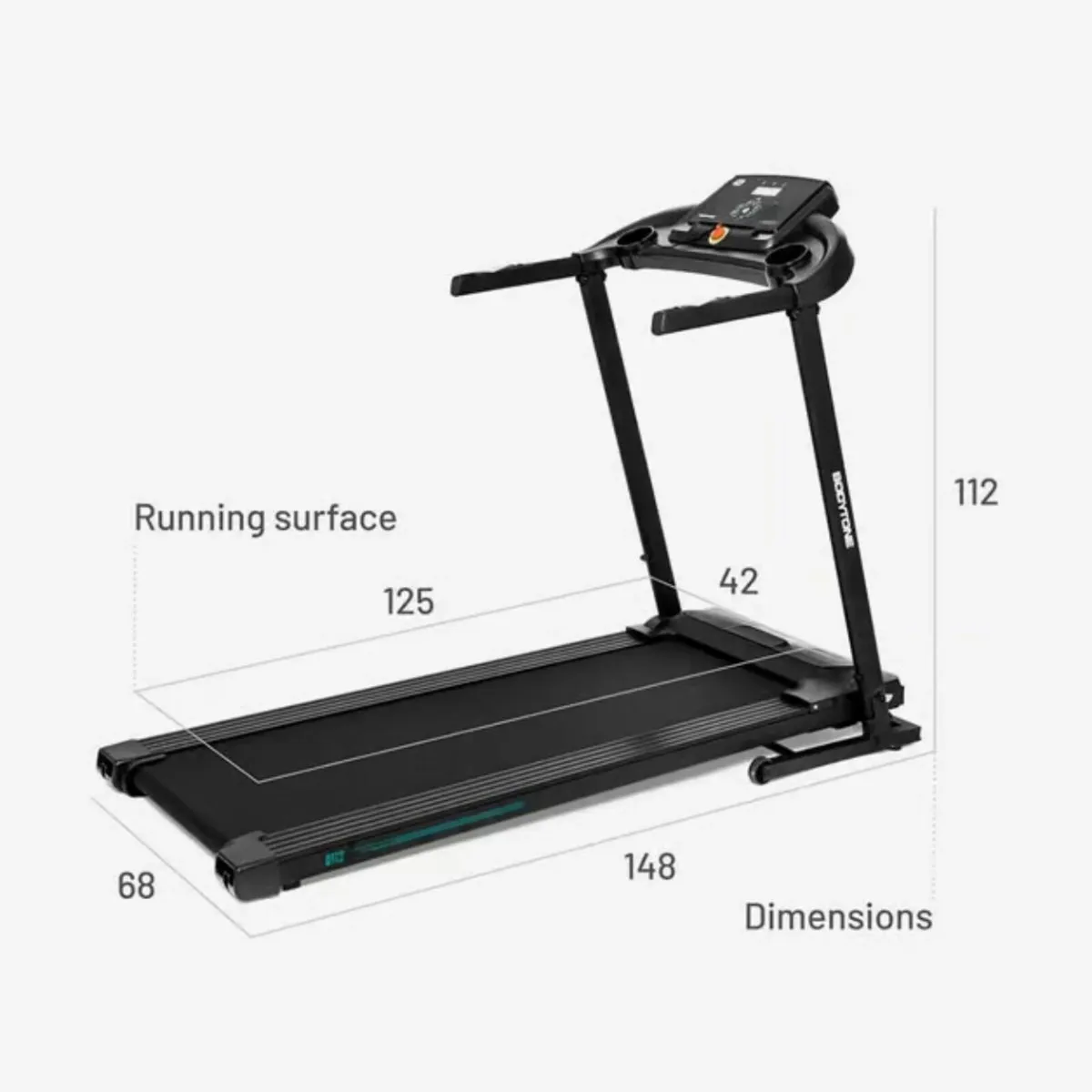 Bodytone Bluetooth Treadmill-Free delivery - Image 2