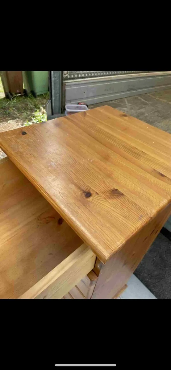 Tall pine chest of drawers - Image 3