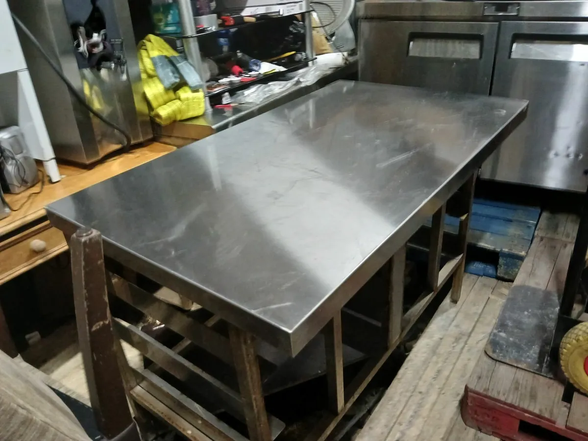 Staneless steel cabbinet table heavey duty.. - Image 1