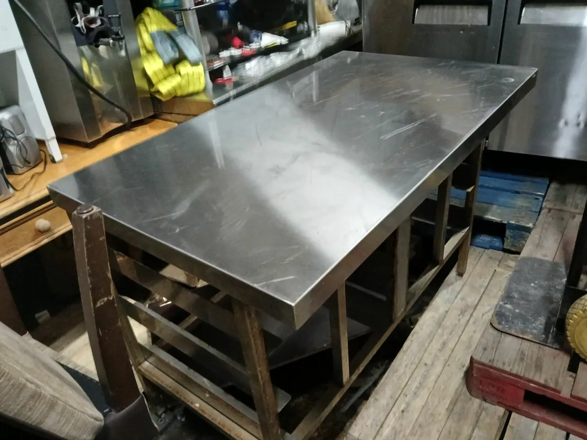 Staneless steel cabbinet table heavey duty.. - Image 3