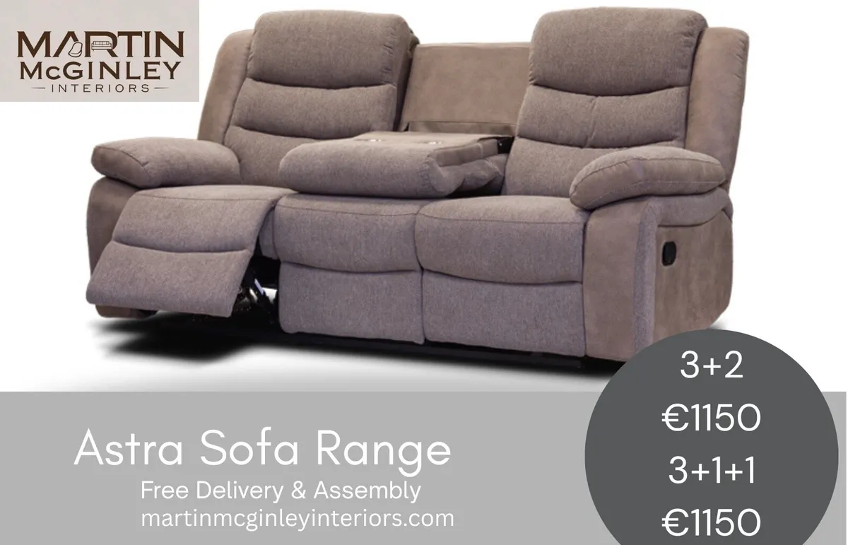 New Biscuit Colour Astra Sofa Set - Image 2