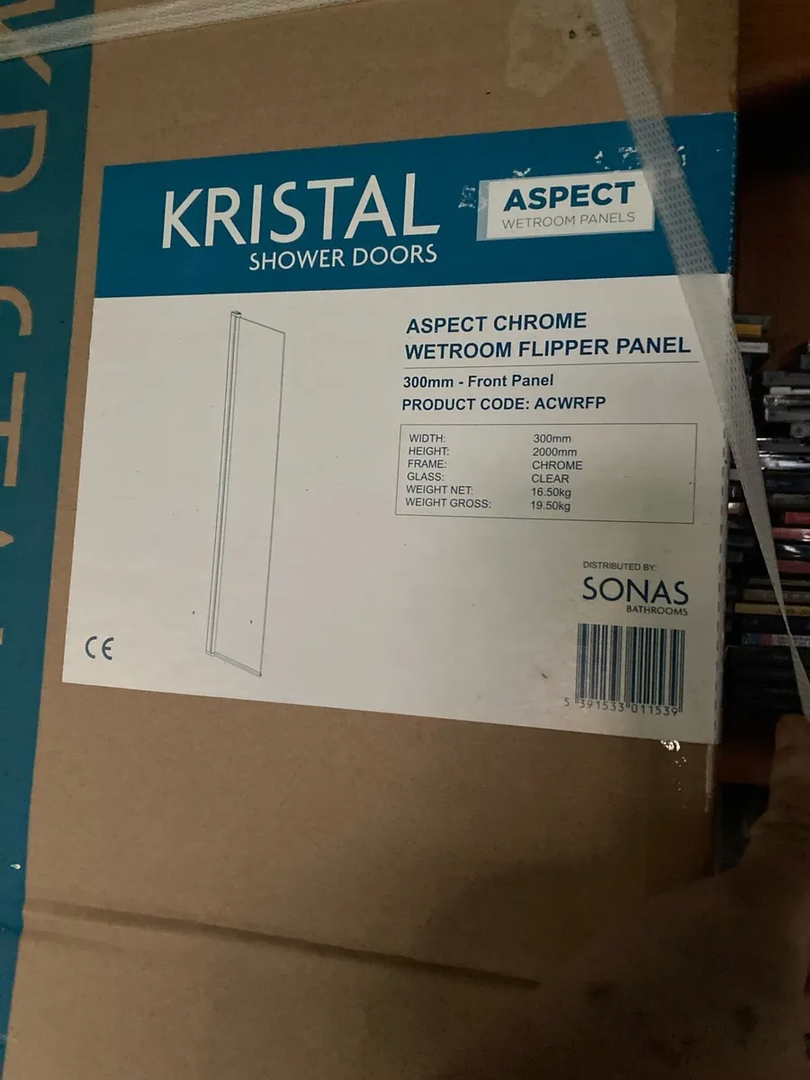 Shower screen flipper panel , can deliver. - Image 1