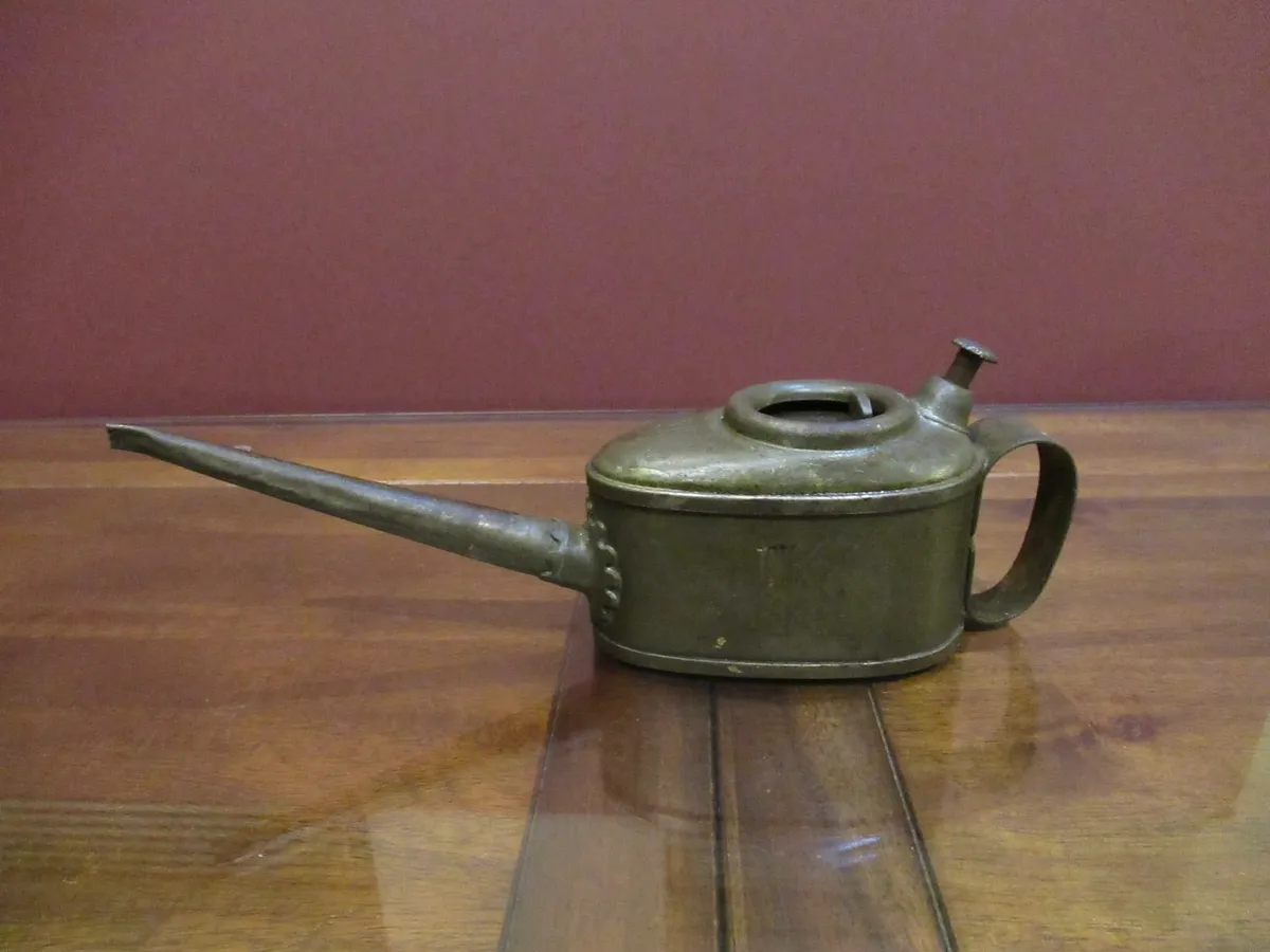 antique car vintage oil can garage cave pub RARE - Image 3