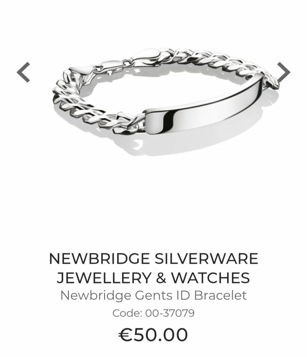 Brand New Newbridge silver men bracelet - Image 1