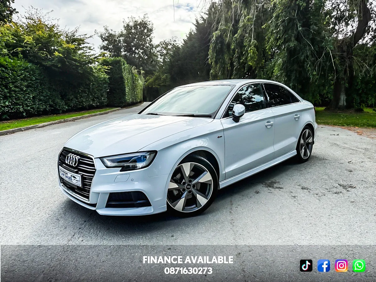 2018 Audi A3 Saloon S-line 1.5 Petrol Stronic Auto - Image 1