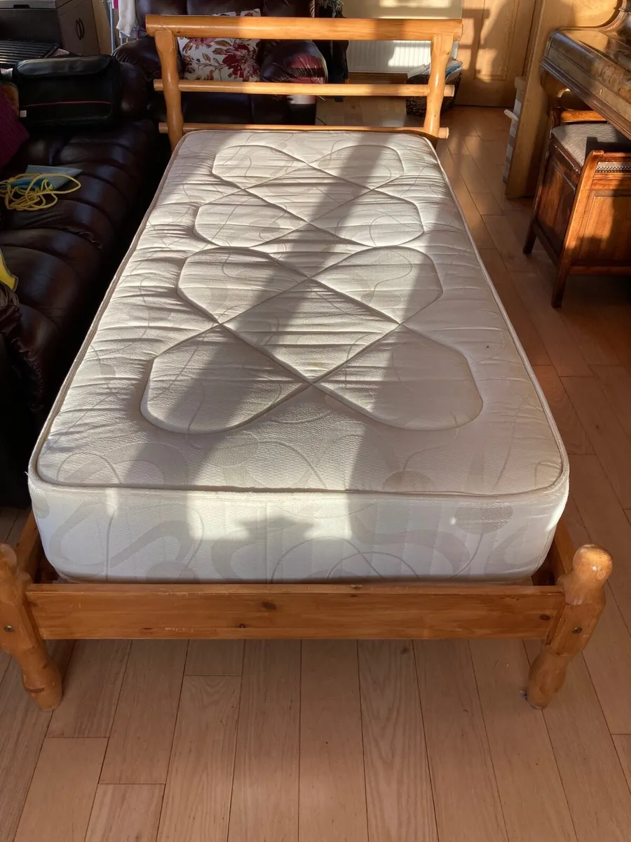 Single Bed and Matress - Image 2