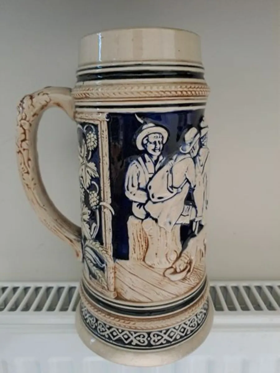 Vintage German beer stein large - Image 1