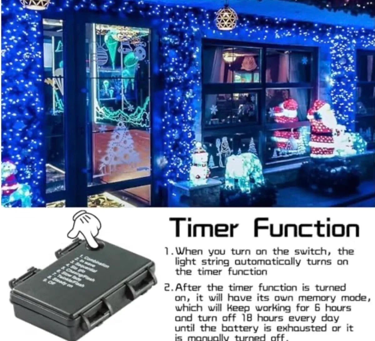 Outdoor Christmas lights - Image 4