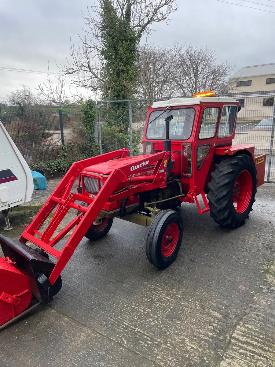Vintage zetor 4712 tractor & loader - Image 2