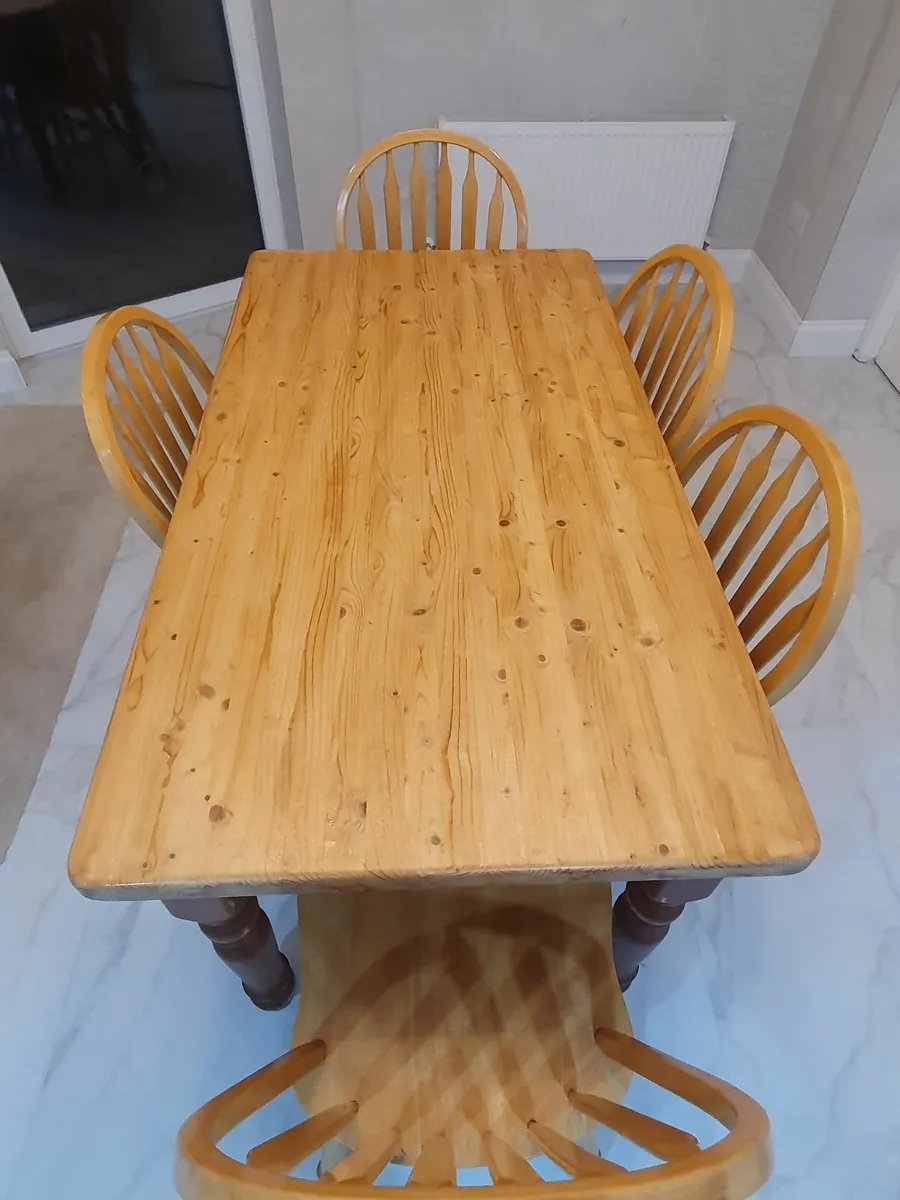 Dining table and chair - Image 2