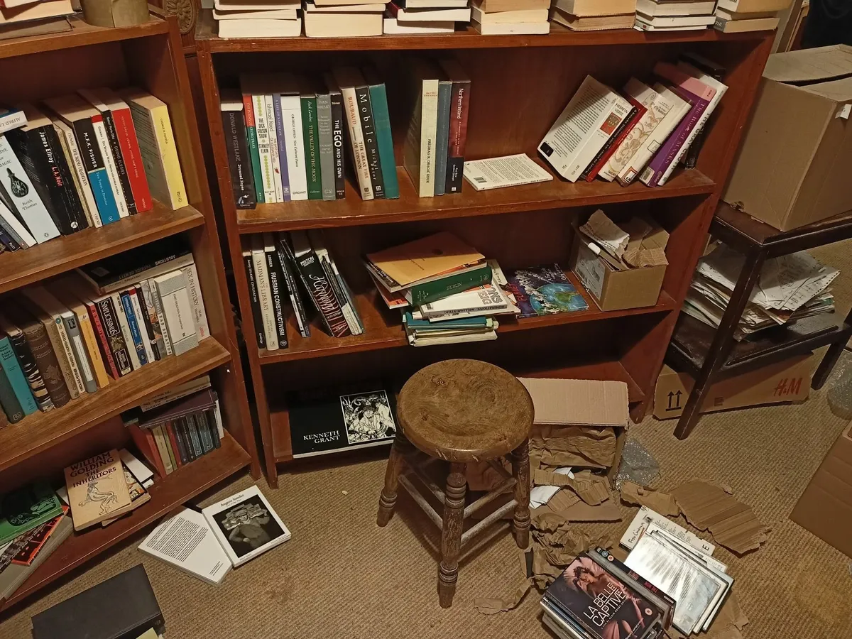 Wooden library bookshelves - Image 2