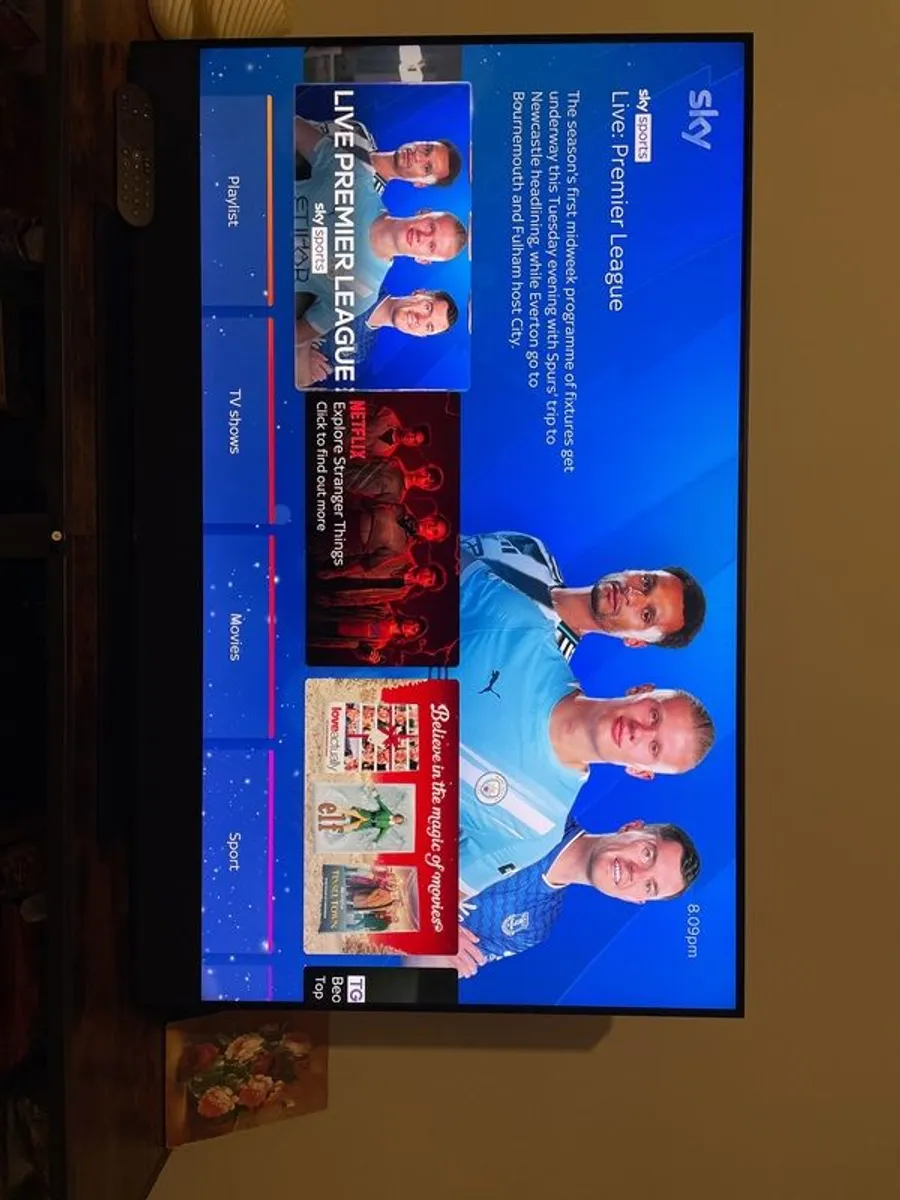 55" Sky Glass TV with remote - Image 1