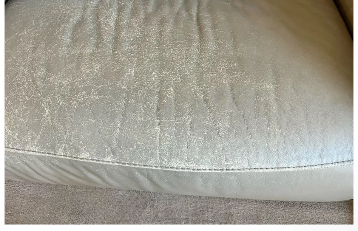 Free DFS Leather 3-seater Sofa - Image 3