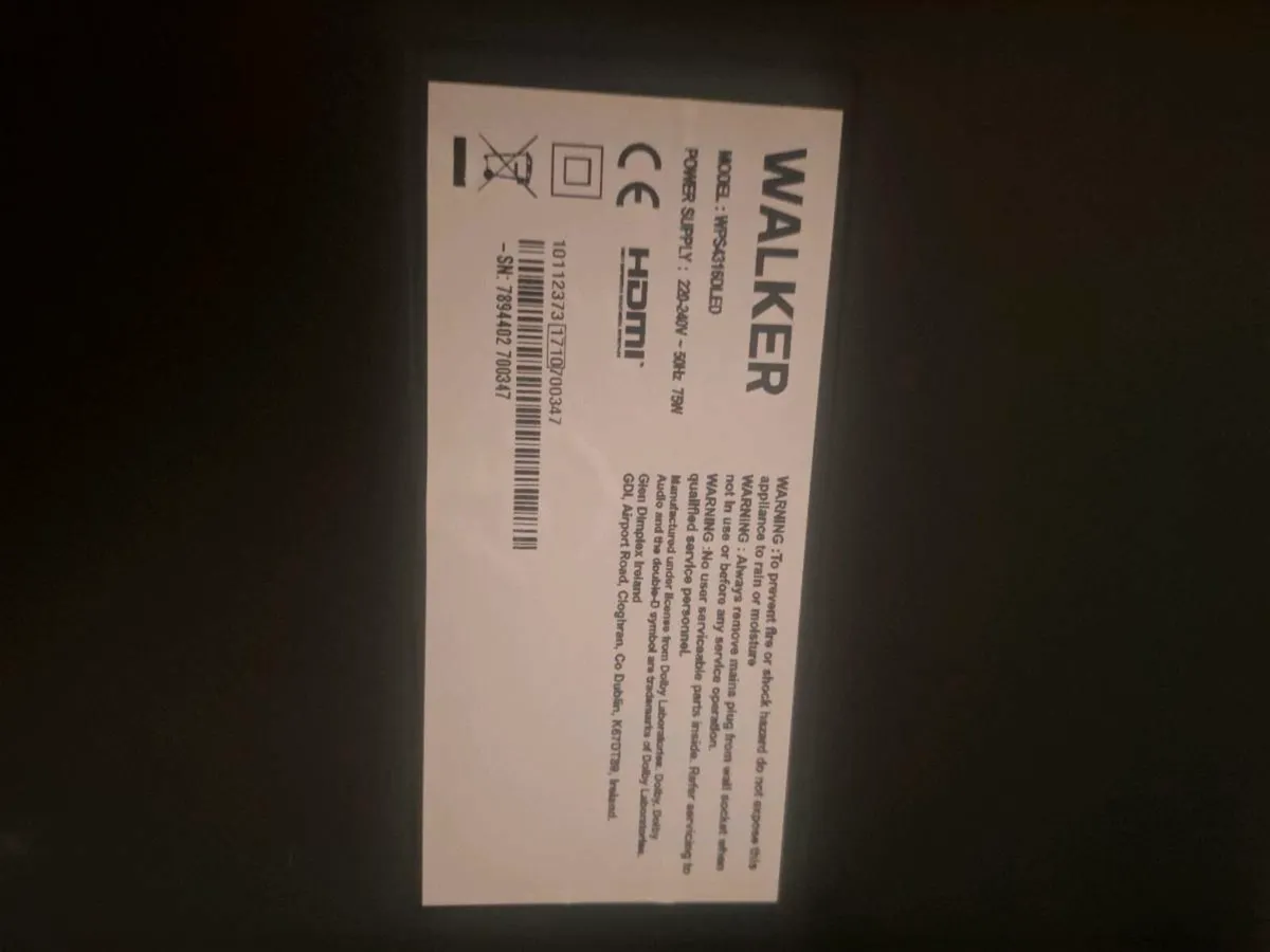 Walker Full HD 43 inch LED TV - Image 4