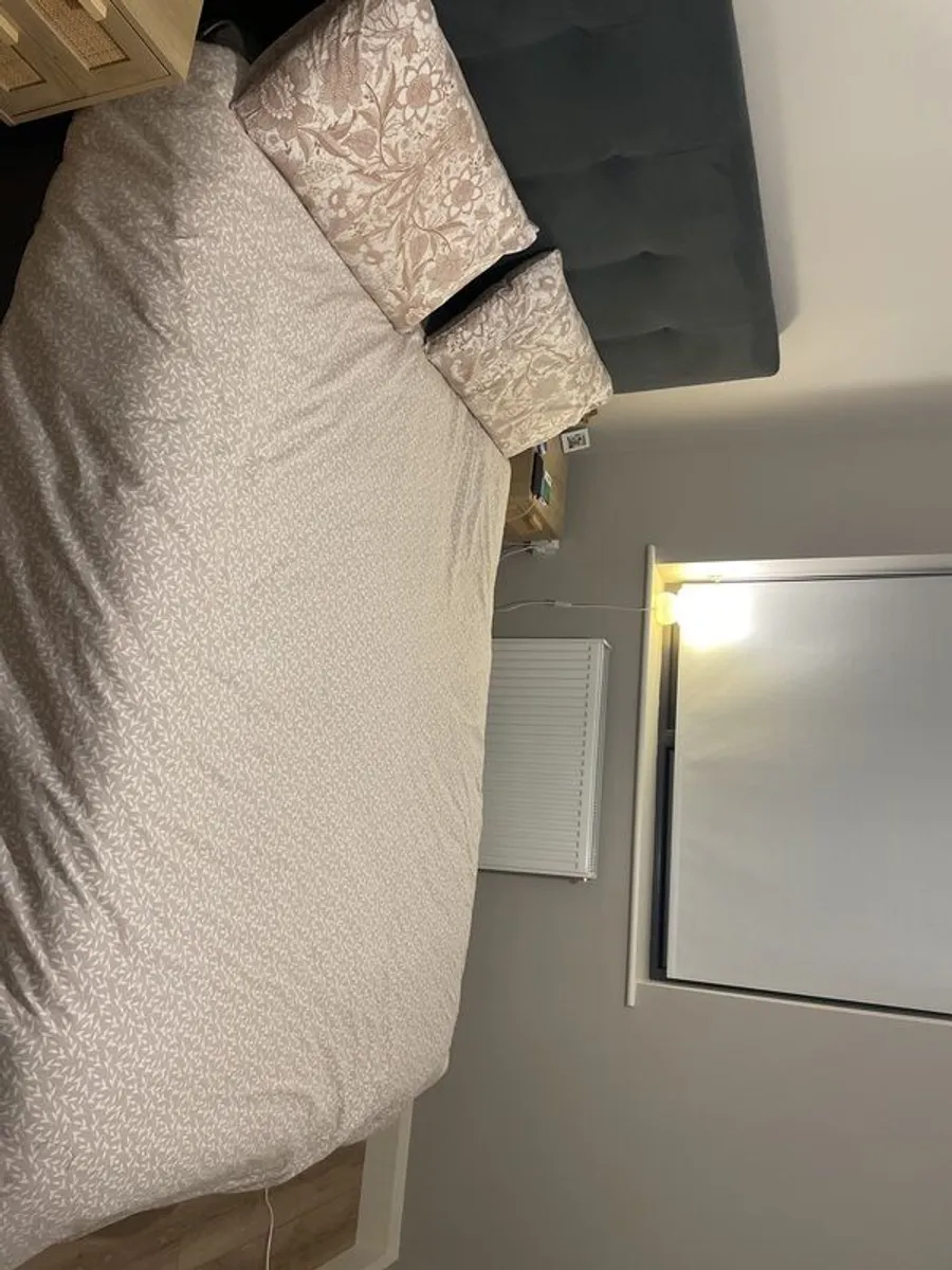 Emma King Size Ottoman Storage Bed with Mattress and Bed side Tables Included - Image 1