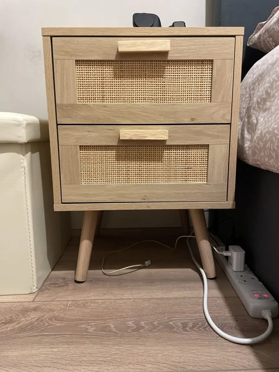 Emma King Size Ottoman Storage Bed with Mattress and Bed side Tables Included - Image 3