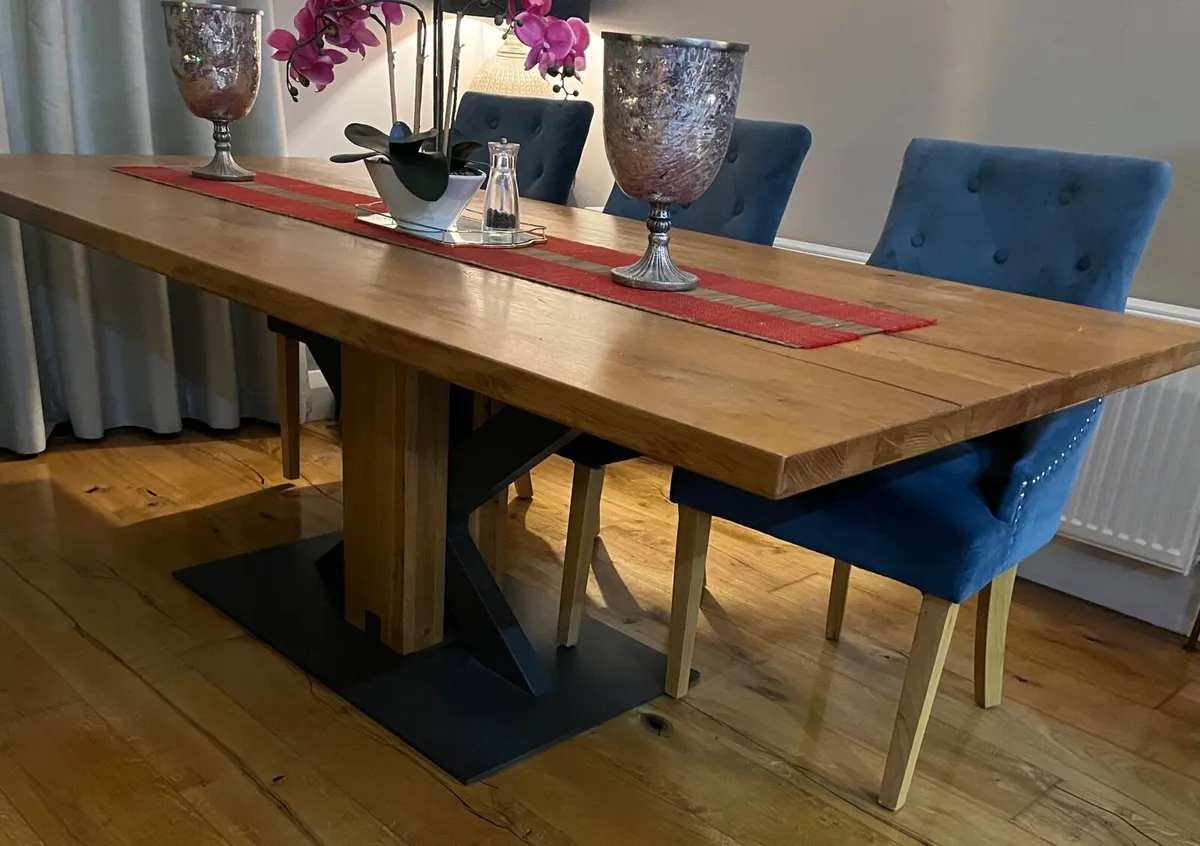 Table and 6 Chairs - Image 2