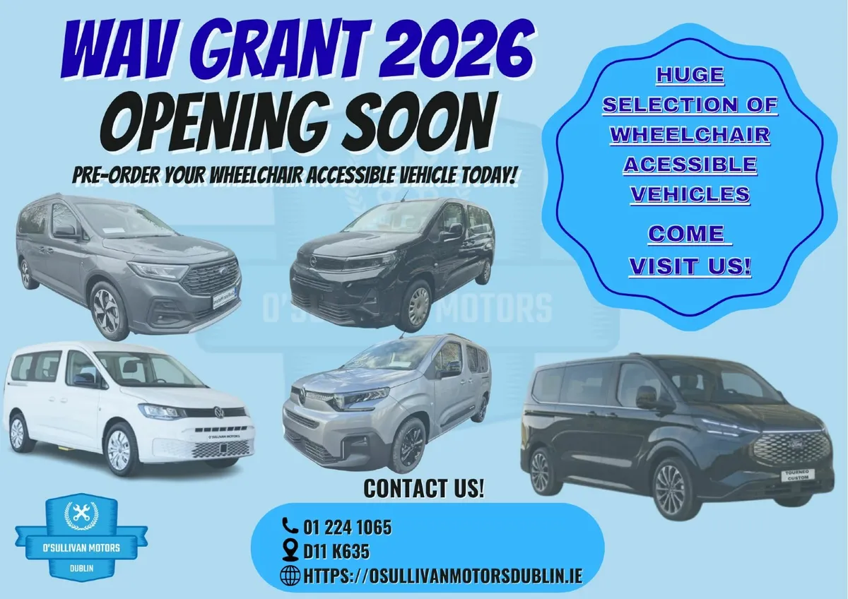 WHEELCHAIR ACCESSIBLE GRANT - OPENING SOON