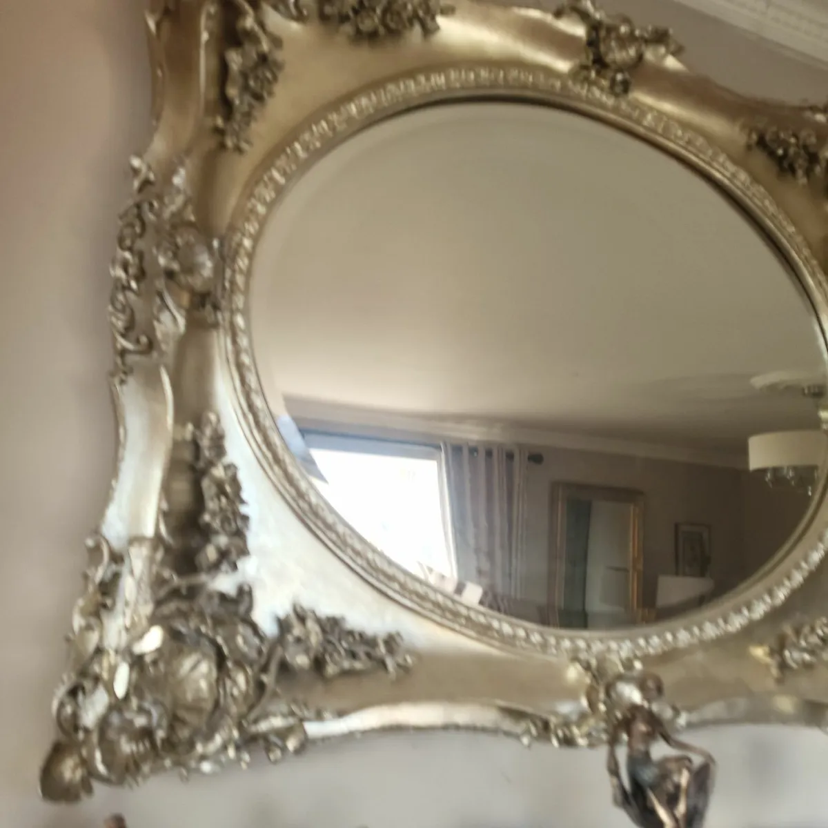 Champagne/ gold Antique Laura Ashley Mirror - Image 2