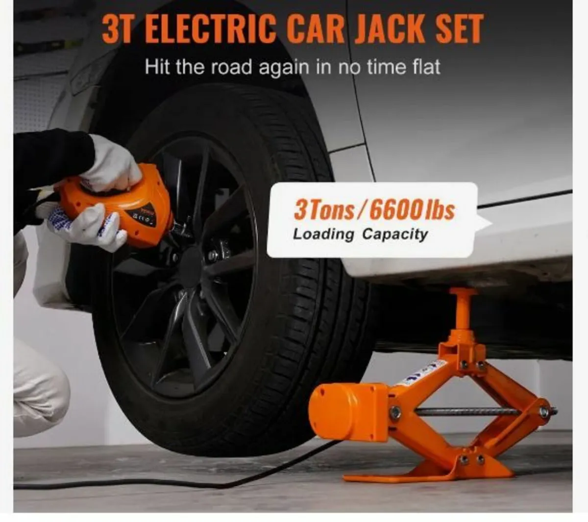 Electric Car Jack Floor Jack 3 Ton - Image 3