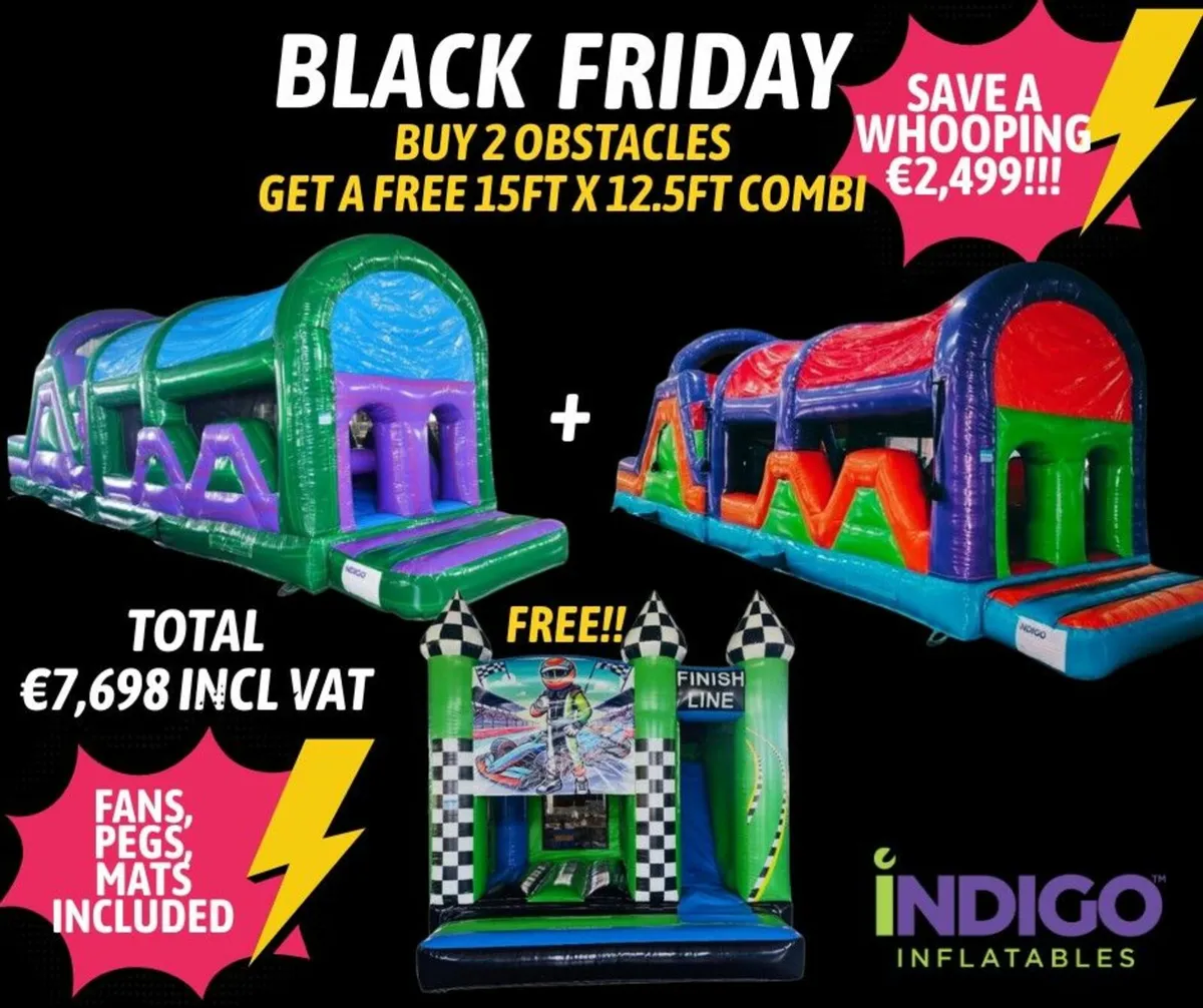 BLACK FRIDAY @ INDIGO INFLATABLES UNTIL 28TH NOV - Image 1