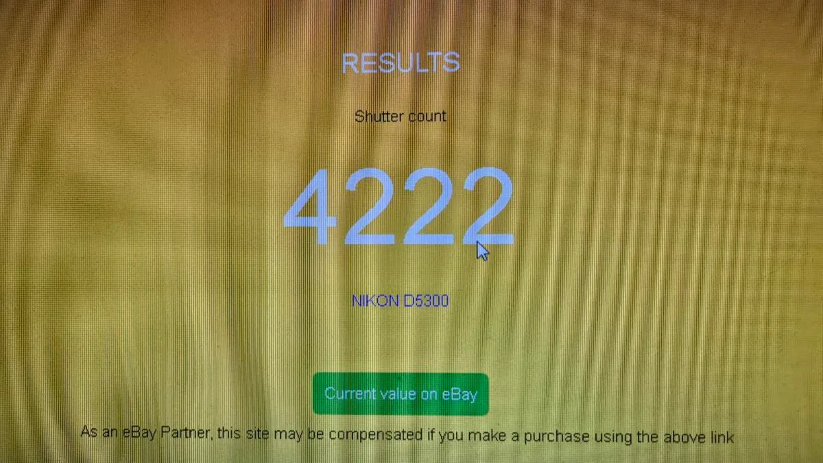 Nikon D5300 Extremely Low Shutter Count 4222 - Image 3