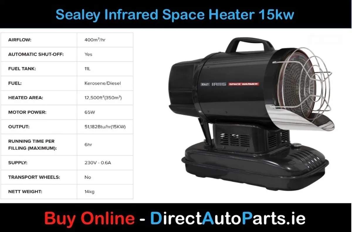 Infrared Kerosene/Diesel Heater 15Kw - Image 1