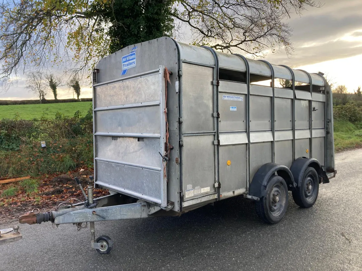 Sold as seen Used Ifor Williams 12ft Trailer NOVAT - Image 1