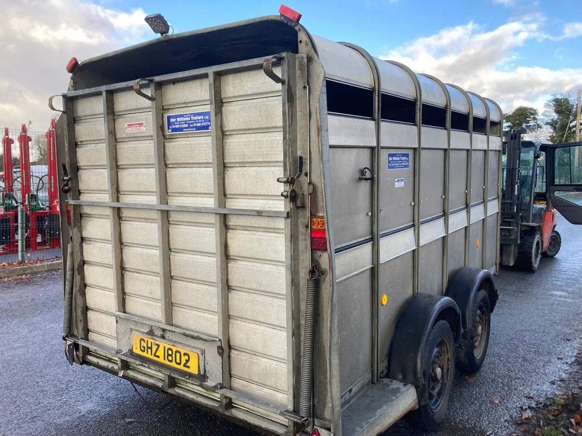 Sold as seen Used Ifor Williams 12ft Trailer NOVAT - Image 3