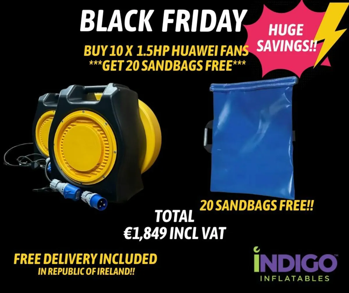 BLACK FRIDAY @ INDIGO INFLATABLES UNTIL 28TH NOV - Image 3