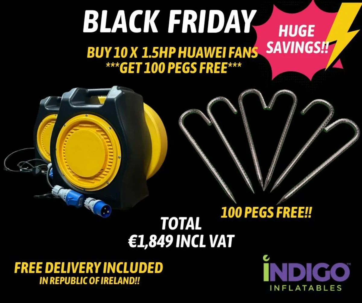 BLACK FRIDAY @ INDIGO INFLATABLES UNTIL 28TH NOV - Image 4