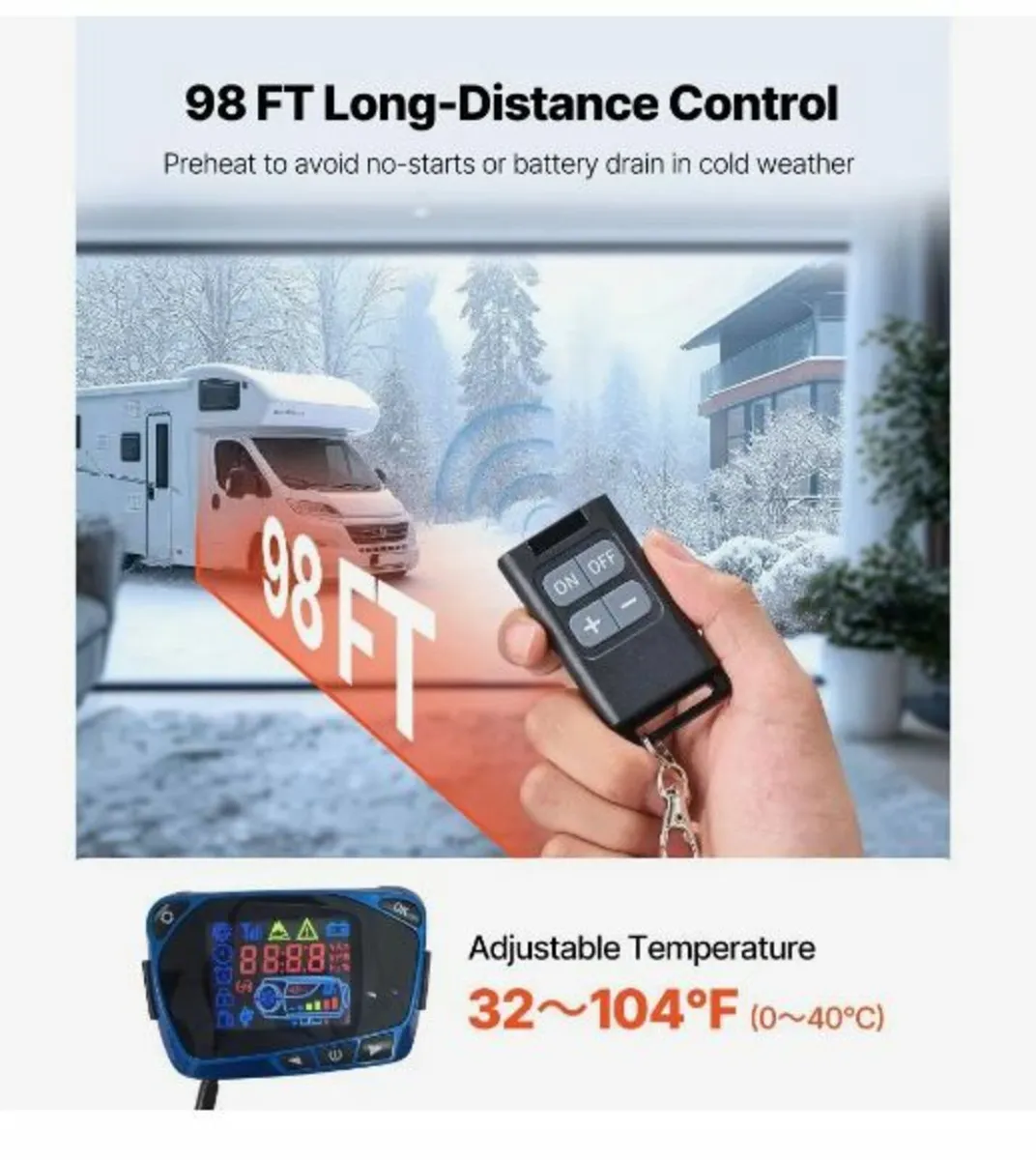 Diesel Air Heater, 8 kW DC12-24V - Image 2