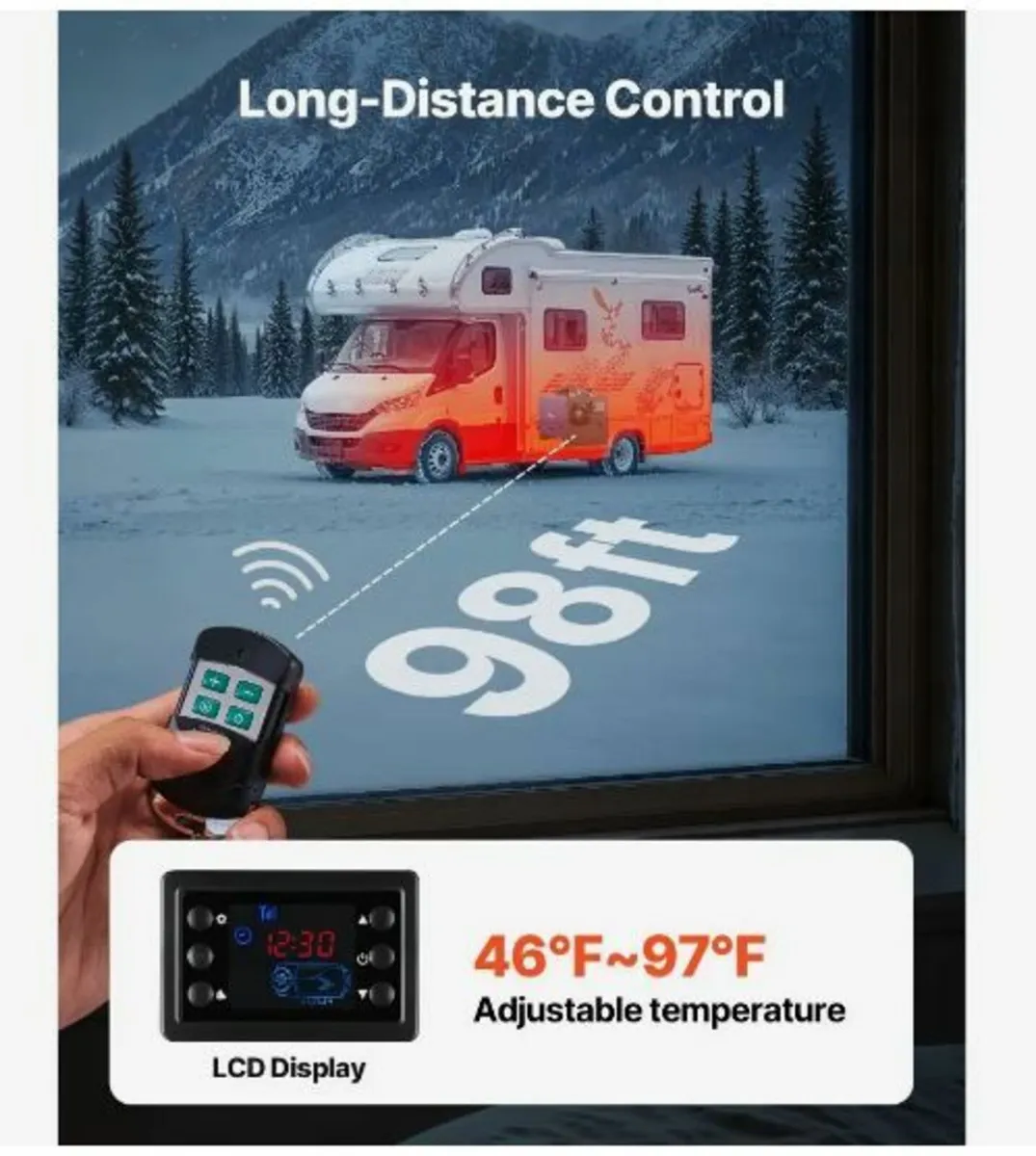 Diesel Heater, 8KW, DC 12V/24V - Image 4