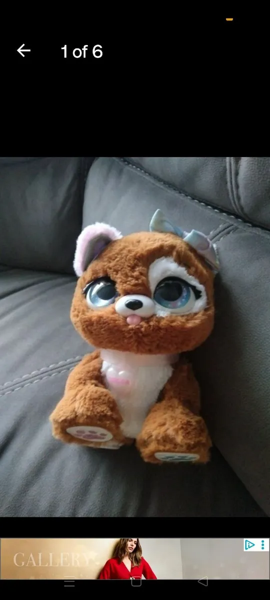 Present Pets Glitter Puppy Interactive Plush Pet T - Image 2