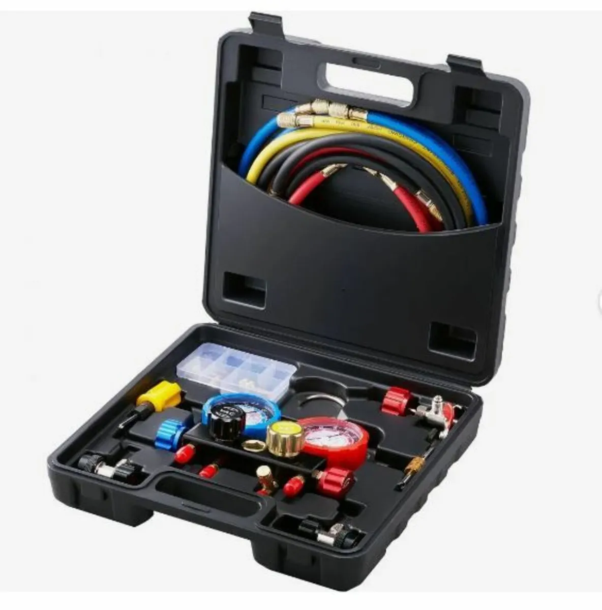 4 Way AC Gauge - AC Manifold Gauge Set - Image 1