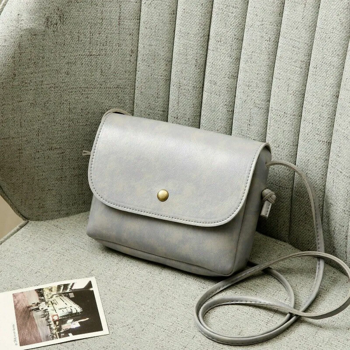 Small Women Faux leather Mini Bag Leisure Small Sq