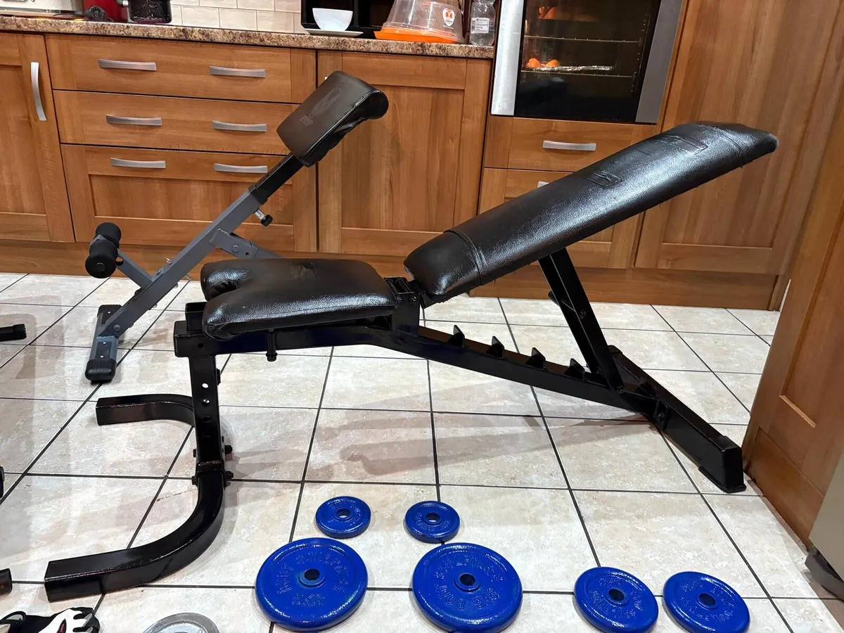 MASSIVE GYM BUNDLE, HEAVY RACKS, BENCHES X 3!! - Image 3