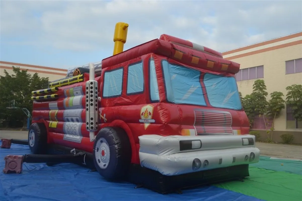 Fire Truck Bouncy Castle - Image 1