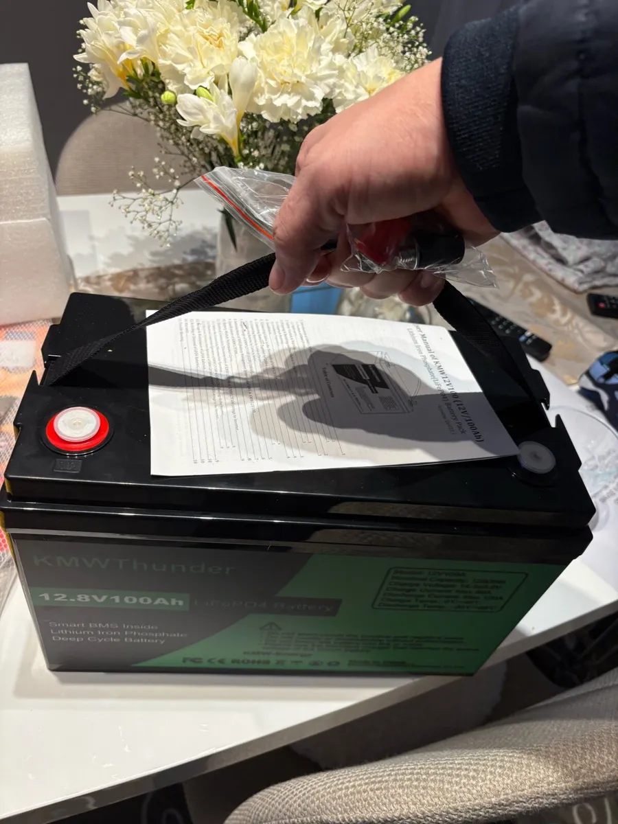 NEW 12V 100Ah LiFePO4 Battery (1280Wh - Image 2