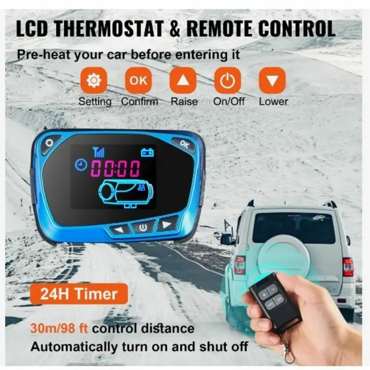 8KW Parking Heater, All in 1, 12V - Image 4