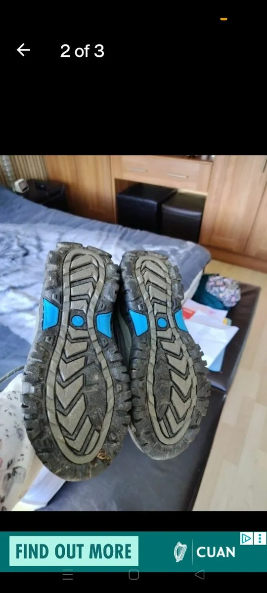 Hiking boots size 2 - Image 1