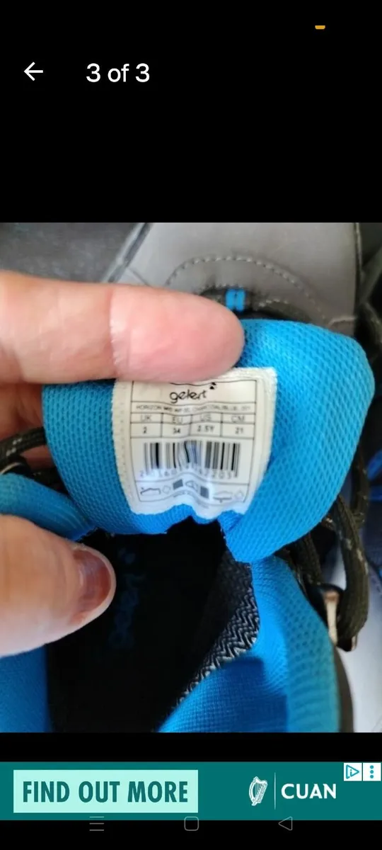 Hiking boots size 2 - Image 3