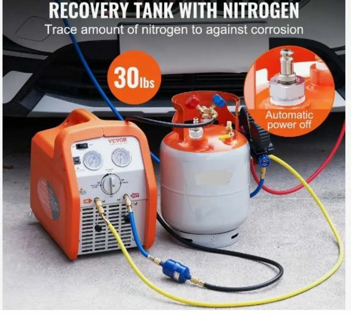 Refrigerant Recovery Reclaim 13.6 kg Cylinder - Image 3