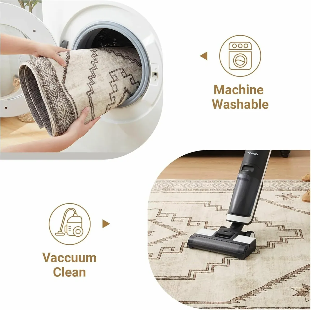 Bedroom Living Room Large 200x290cm Rugs Soft - Image 2