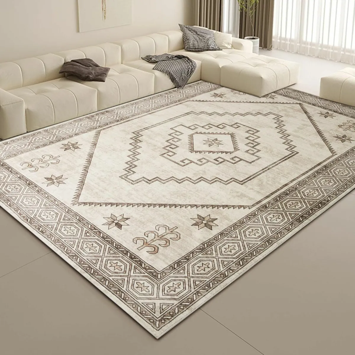 Bedroom Living Room Large 200x290cm Rugs Soft - Image 1
