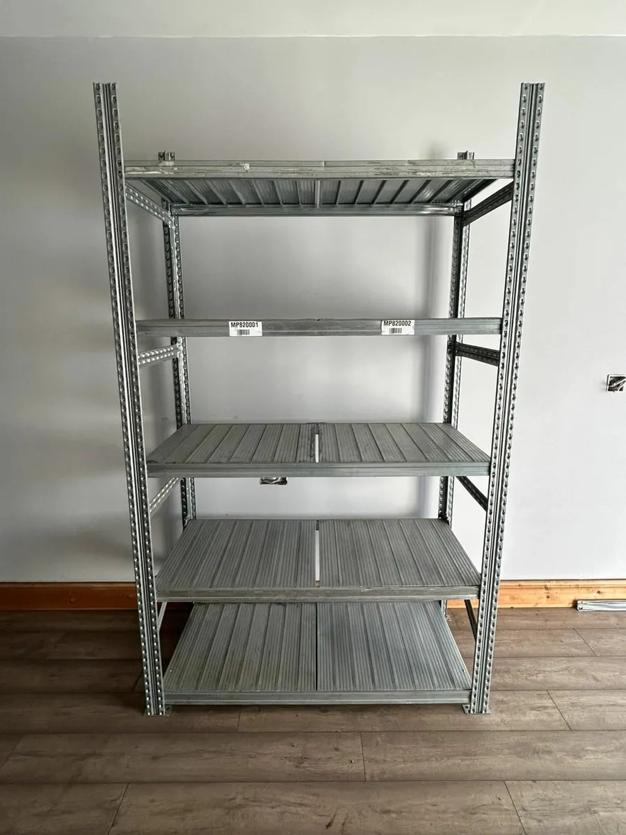 Galvanised Shelving 600mm Deep - Image 1