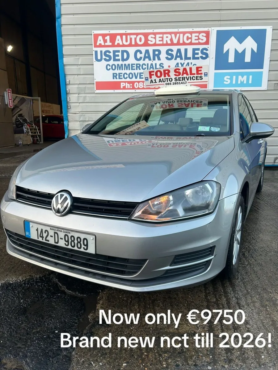 Vw golf 1.2 new nct low mileage Irish car - Image 1